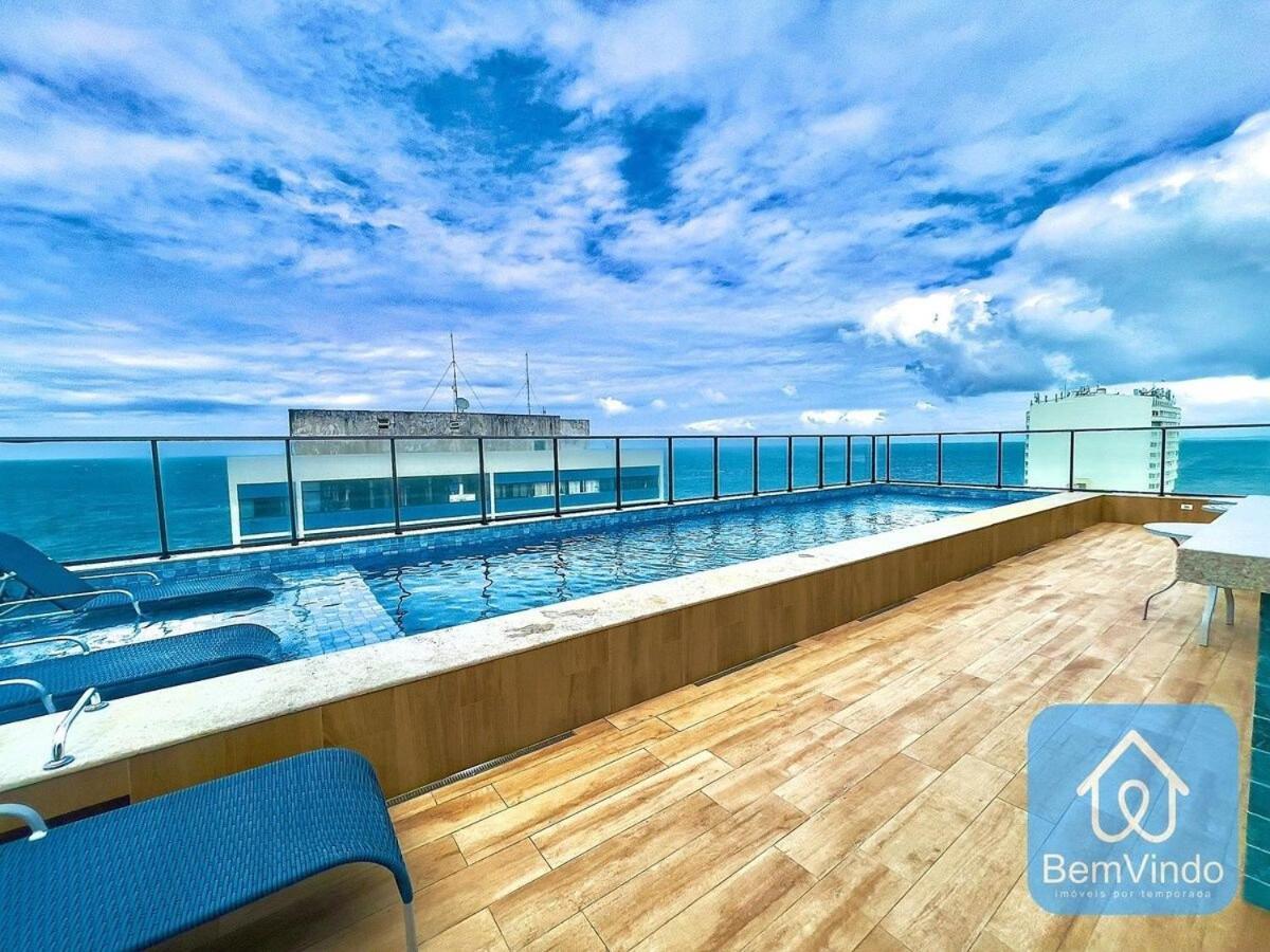 Apartamento Com Linda Vista Mar No Smart Barra 2 Salvador Extérieur photo